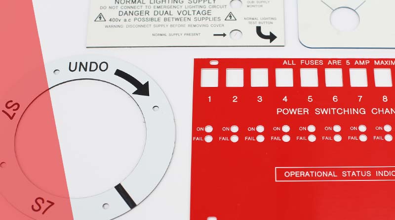 Image of traffolyte control panels and labels